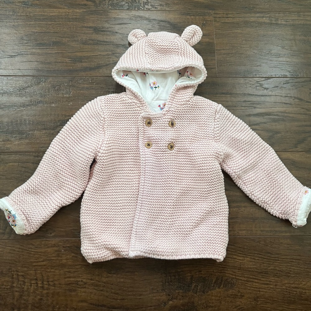 M&S Knitted Baby Girl Jacket